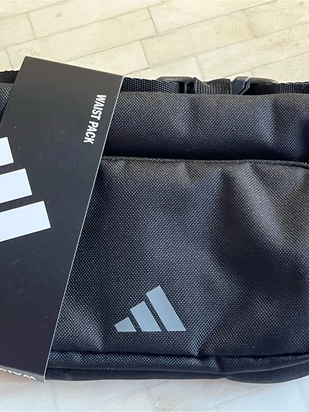 Adidas Black Waist Pack Belt Bag NWT